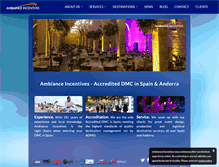 Tablet Screenshot of ambiance-incentives.com